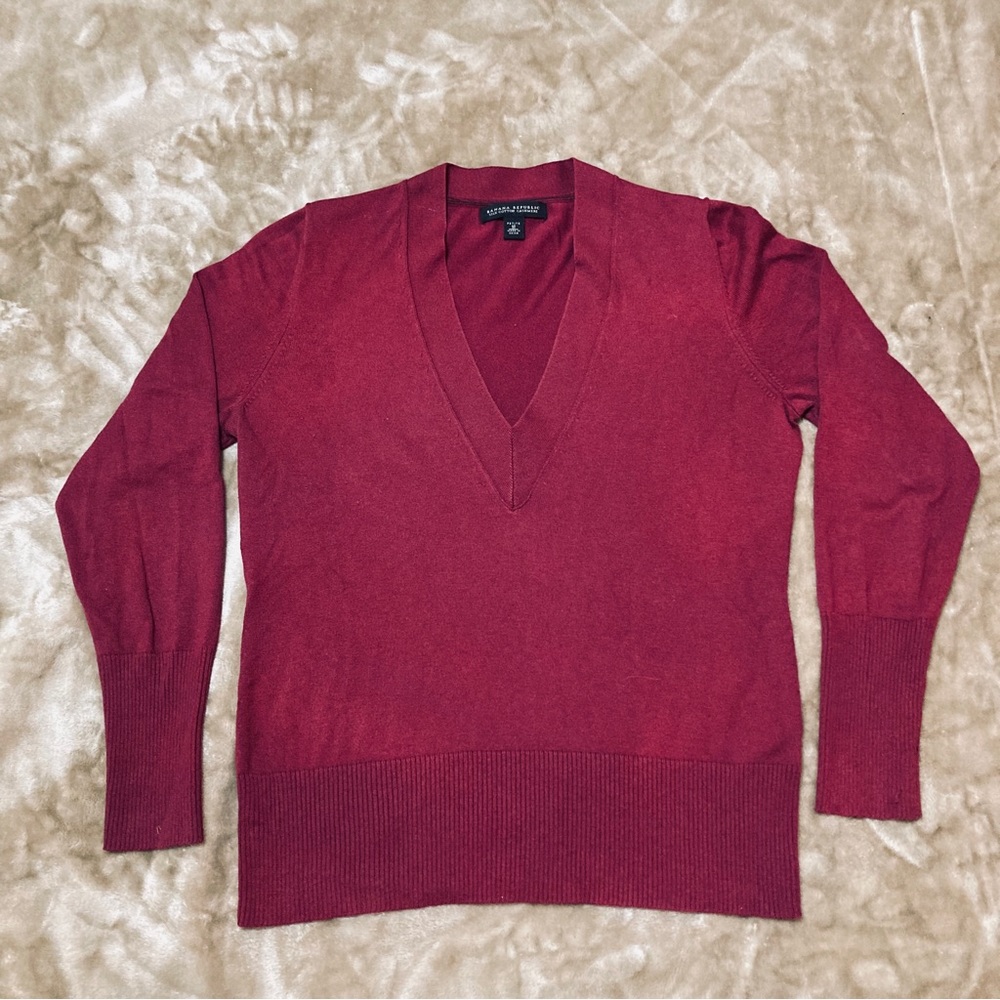 DONATED. Banana republic silk cotton cashmere v neck sweater